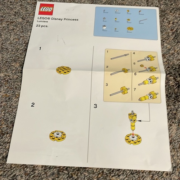 Lego Minifigure Beauty and the Beast lot incomplete - Picture 4 of 5